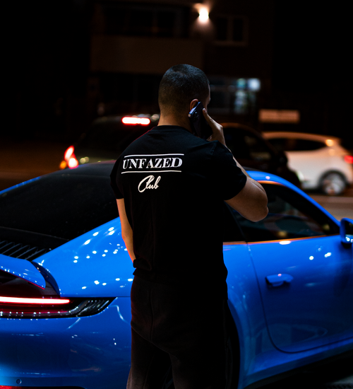 UNFAZED CLUB TEE – DROP 001 / Black
